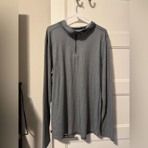 Under Armour Gray Lightweight Long Sleeve Shirt with Hood